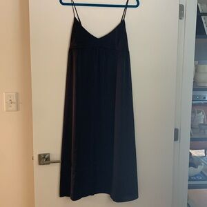 Wilfred Black Spaghetti Strap Dress